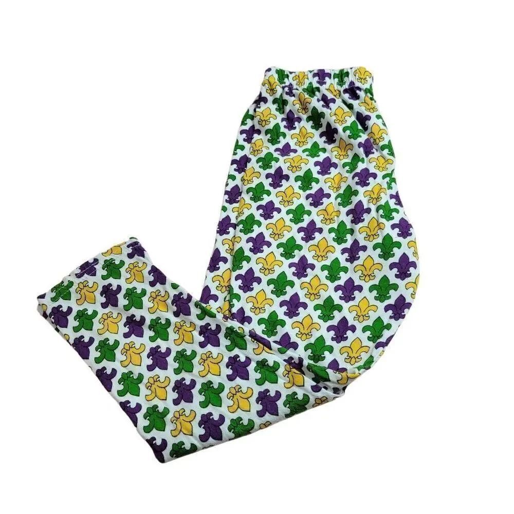 Mardi Gras leggings 5/6
